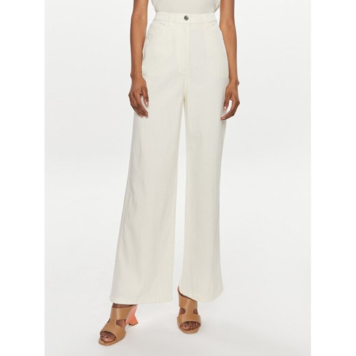Samsøe Samsøe Jeansy Sashelly F24100025 Écru Wide Leg ze sklepu MODIVO w kategorii Jeansy damskie - zdjęcie 182735753