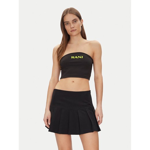 Karl Kani Top Retro Bandeau 61310127 Czarny Slim Fit ze sklepu MODIVO w kategorii Bluzki damskie - zdjęcie 182735841