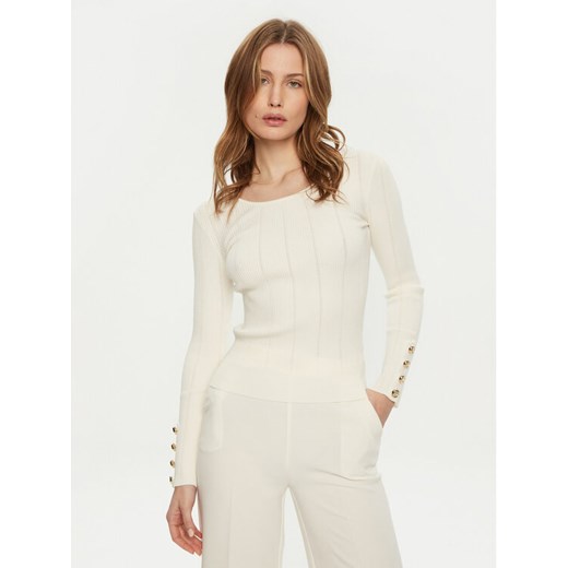 Marciano Guess Sweter 5RGR26 5810Z Écru Regular Fit ze sklepu MODIVO w kategorii Swetry damskie - zdjęcie 182735861