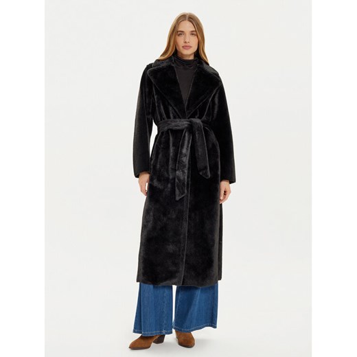 Guess Płaszcz zimowy Ada W4BL02 WGHM0 Czarny Regular Fit ze sklepu MODIVO w kategorii Płaszcze damskie - zdjęcie 182735864