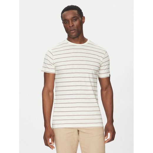 INDICODE T-Shirt Inrima 41-168 Écru Regular Fit ze sklepu MODIVO w kategorii T-shirty męskie - zdjęcie 182735891