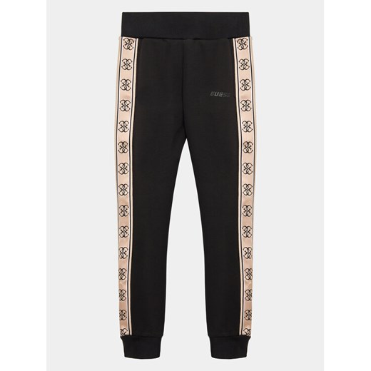 Guess Spodnie dresowe J2YQ27 KB3P2 Czarny Relaxed Fit ze sklepu MODIVO w kategorii Spodnie dziewczęce - zdjęcie 182735971