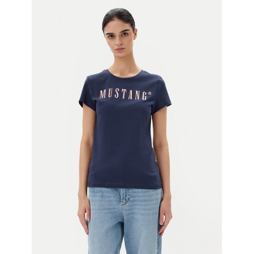 Mustang T-Shirt Loa 1016146 Niebieski Slim Fit ze sklepu MODIVO w kategorii Bluzki damskie - zdjęcie 182735974