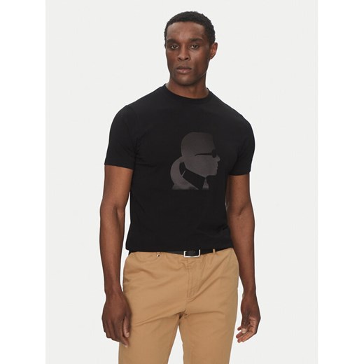 KARL LAGERFELD T-Shirt 755054 552221 Czarny Regular Fit ze sklepu MODIVO w kategorii T-shirty męskie - zdjęcie 182736150
