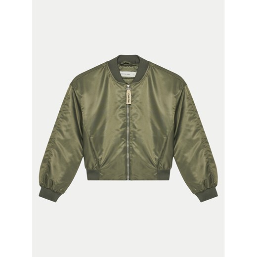 Calvin Klein Jeans Kurtka bomber IG0IG02679 Zielony Regular Fit ze sklepu MODIVO w kategorii Kurtki chłopięce - zdjęcie 182736191