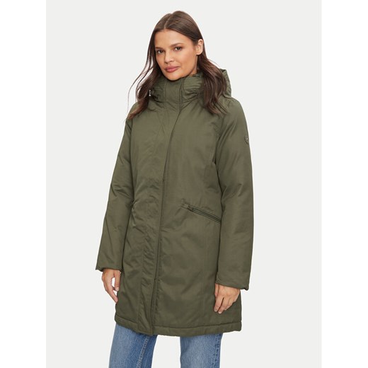 Tommy Hilfiger Parka WW0WW43121 Khaki Regular Fit ze sklepu MODIVO w kategorii Parki damskie - zdjęcie 182736192