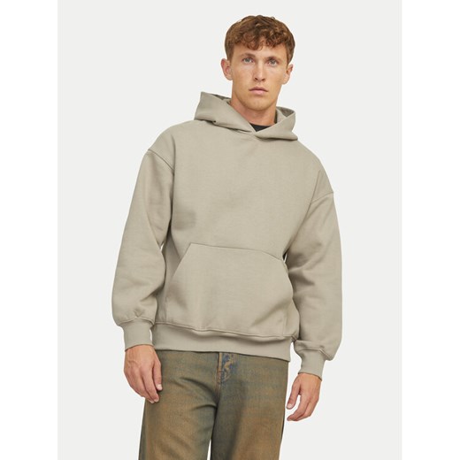 Jack&Jones Bluza Urban Edge 12259944 Beżowy Loose Fit ze sklepu MODIVO w kategorii Bluzy męskie - zdjęcie 182736260