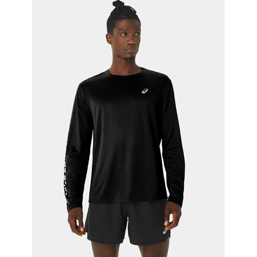 Asics Longsleeve Katakana Ls 2011C758 Czarny Ahletic Fit ze sklepu MODIVO w kategorii T-shirty męskie - zdjęcie 182736284