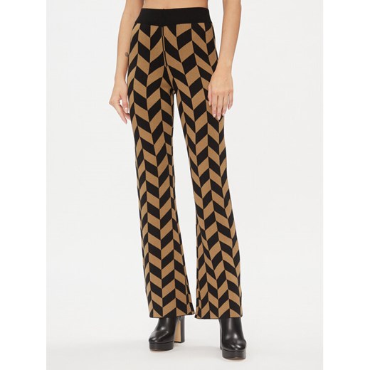 ONLY Spodnie materiałowe 15302271 Brązowy Flare Fit ze sklepu MODIVO w kategorii Spodnie damskie - zdjęcie 182736342