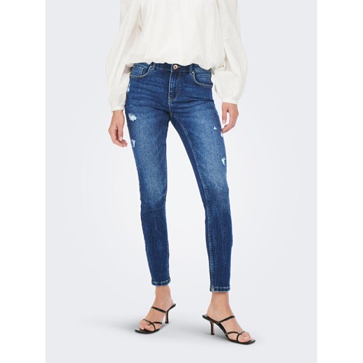 ONLY Jeansy 15259128 Niebieski Skinny Fit ze sklepu MODIVO w kategorii Jeansy damskie - zdjęcie 182736391