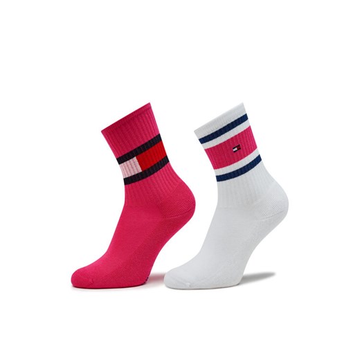 Tommy Hilfiger Zestaw 2 par wysokich skarpet dziecięcych 394020001 Kolorowy ze sklepu MODIVO w kategorii Skarpetki dziecięce - zdjęcie 182736423