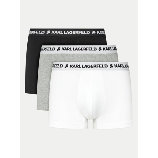 KARL LAGERFELD Komplet 3 par bokserek 240M2110 Kolorowy ze sklepu MODIVO w kategorii Majtki męskie - zdjęcie 182736451