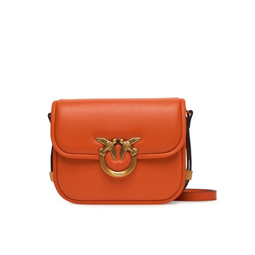 PINKO Torebka Love Box Bag Fl Mini PE 25 PLTT 104297 A26L Pomarańczowy ze sklepu MODIVO w kategorii Listonoszki - zdjęcie 182736471