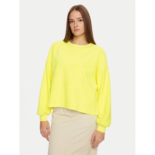 American Vintage Bluza Bobypark BOBY03AFH24 Żółty Regular Fit ze sklepu MODIVO w kategorii Bluzy damskie - zdjęcie 182736504