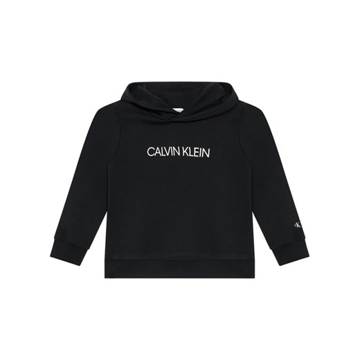 Calvin Klein Jeans Bluza Institutional Logo IU0IU00163 Czarny Regular Fit ze sklepu MODIVO w kategorii Bluzy chłopięce - zdjęcie 182736520