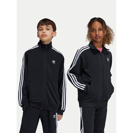 adidas Bluza Firebird IY9800 Czarny Regular Fit ze sklepu MODIVO w kategorii Bluzy chłopięce - zdjęcie 182736552