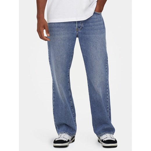Only & Sons Jeansy Fade 22026781 Niebieski Loose Fit ze sklepu MODIVO w kategorii Jeansy męskie - zdjęcie 182736612