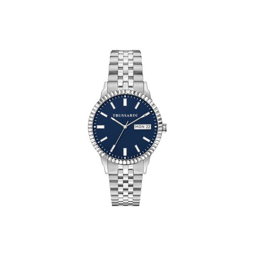 Trussardi Zegarek R2453141011 Granatowy ze sklepu MODIVO w kategorii Zegarki - zdjęcie 182736652