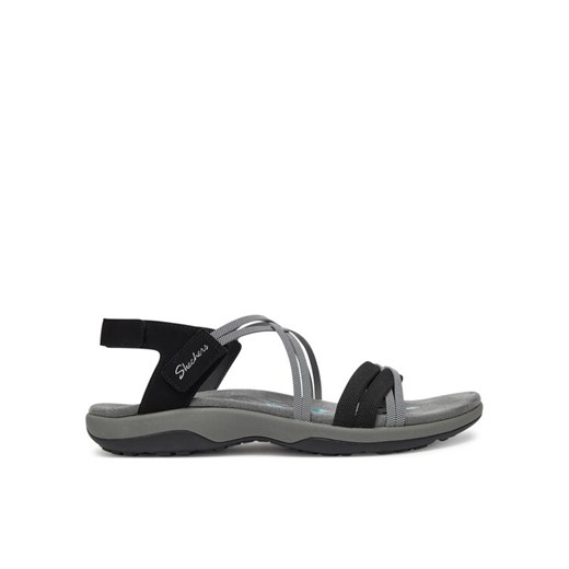 Skechers Sandały Reggae Slim-Takes Two 163112/BKCC Czarny ze sklepu MODIVO w kategorii Sandały damskie - zdjęcie 182736653