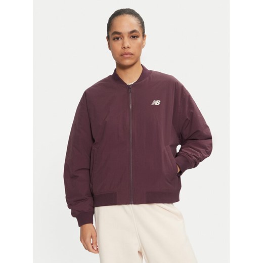 New Balance Kurtka bomber WJ43511 Brązowy Regular Fit ze sklepu MODIVO w kategorii Kurtki damskie - zdjęcie 182736683