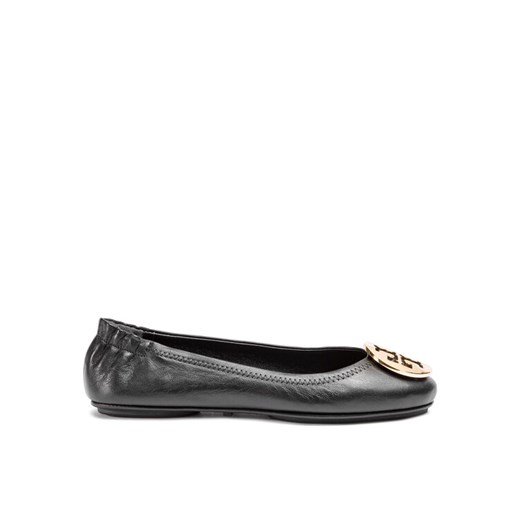 Tory Burch Baleriny Minnie Travel Ballet With Metal Logo 50393 Czarny ze sklepu MODIVO w kategorii Balerinki - zdjęcie 182736721