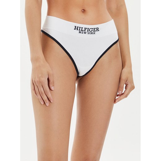 Tommy Hilfiger Stringi UW0UW05219 Biały ze sklepu MODIVO w kategorii Majtki damskie - zdjęcie 182736764
