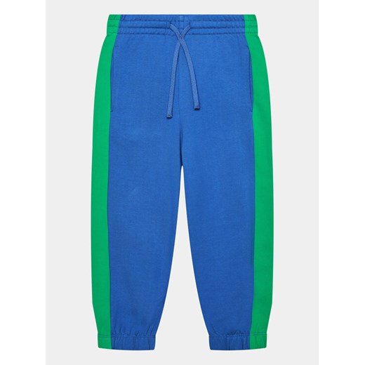 United Colors Of Benetton Spodnie dresowe 3FPPCF03W Niebieski Balloon Fit ze sklepu MODIVO w kategorii Spodnie chłopięce - zdjęcie 182736773