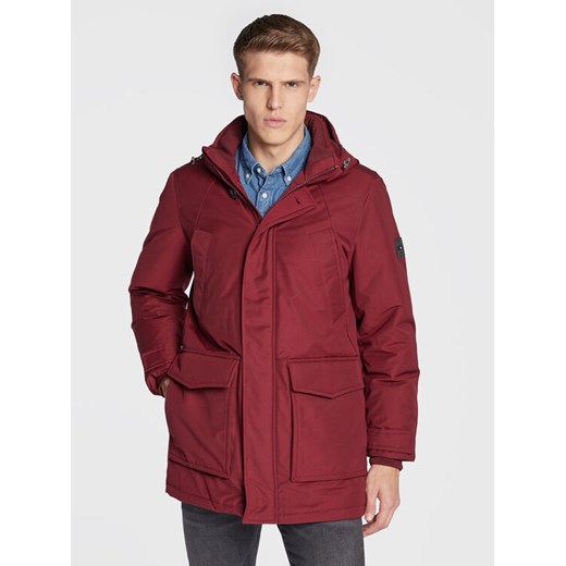 Tommy Hilfiger Kurtka puchowa Rockie MW0MW27689 Bordowy Regular Fit ze sklepu MODIVO w kategorii Kurtki męskie - zdjęcie 182736933