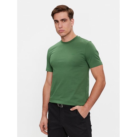 Boss T-Shirt Thompson 01 50468347 Zielony Regular Fit ze sklepu MODIVO w kategorii T-shirty męskie - zdjęcie 182736970