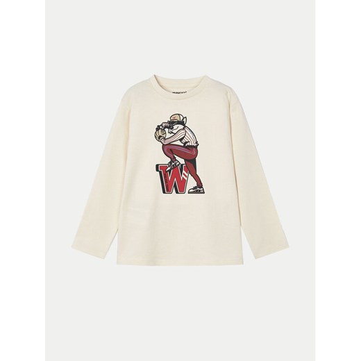 Mayoral Bluzka 4042 Beżowy Regular Fit ze sklepu MODIVO w kategorii T-shirty chłopięce - zdjęcie 182737021
