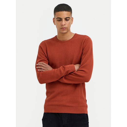 Blend Sweter 20717257 Czerwony Regular Fit ze sklepu MODIVO w kategorii Swetry męskie - zdjęcie 182737032