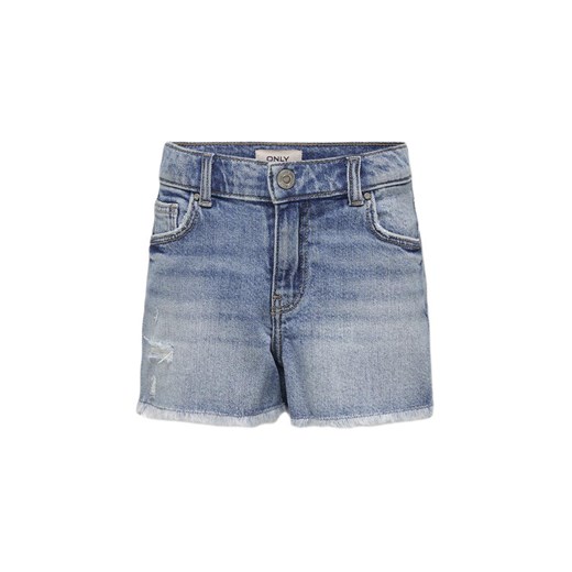 Kids ONLY Szorty jeansowe Robyn 15291605 Niebieski Straight Fit ze sklepu MODIVO w kategorii Spodenki dziewczęce - zdjęcie 182737160