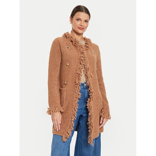 Marella Kardigan Regina 2423906024 Brązowy Regular Fit ze sklepu MODIVO w kategorii Swetry damskie - zdjęcie 182737183