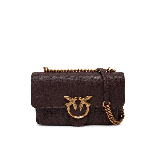 PINKO Torebka Love One Soft Mini AI 24-25 PLTT 104528 A29Q Brązowy ze sklepu MODIVO w kategorii Listonoszki - zdjęcie 182737191