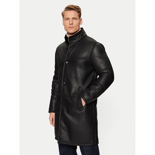 JOOP! Kożuch 17 Parton 80000662 Czarny Regular Fit ze sklepu MODIVO w kategorii Płaszcze męskie - zdjęcie 182737202