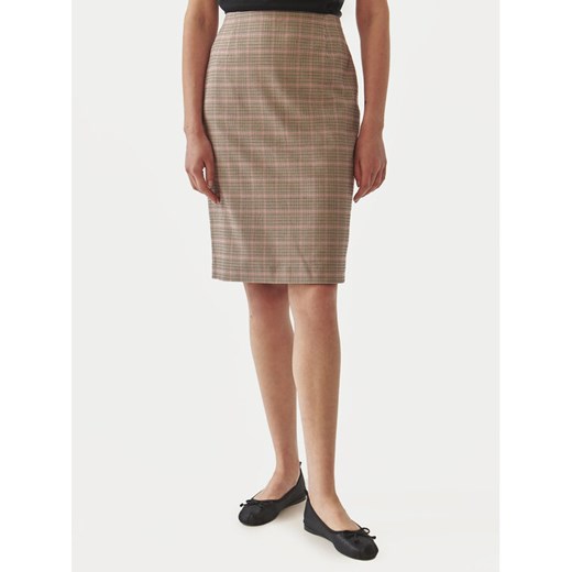 Tatuum Spódnica midi Monri T2416.175B Brązowy Regular Fit ze sklepu MODIVO w kategorii Spódnice - zdjęcie 182737254
