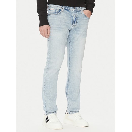 Calvin Klein Jeans Jeansy J30J327155 Niebieski Slim Fit ze sklepu MODIVO w kategorii Jeansy męskie - zdjęcie 182737270