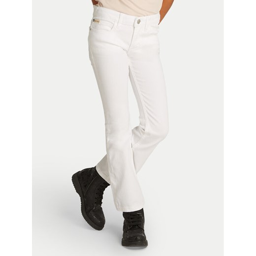 Calvin Klein Jeans Jeansy IG0IG02840 Biały Flare Fit ze sklepu MODIVO w kategorii Spodnie dziewczęce - zdjęcie 182737272
