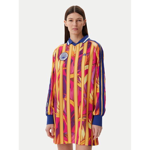 adidas Sukienka codzienna FARM Premium JD6285 Kolorowy Loose Fit ze sklepu MODIVO w kategorii Sukienki - zdjęcie 182737302