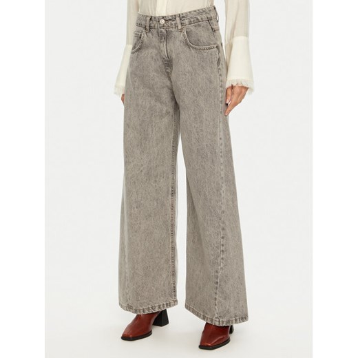 ViCOLO Jeansy DS0004 Szary Wide Leg ze sklepu MODIVO w kategorii Jeansy damskie - zdjęcie 182737321