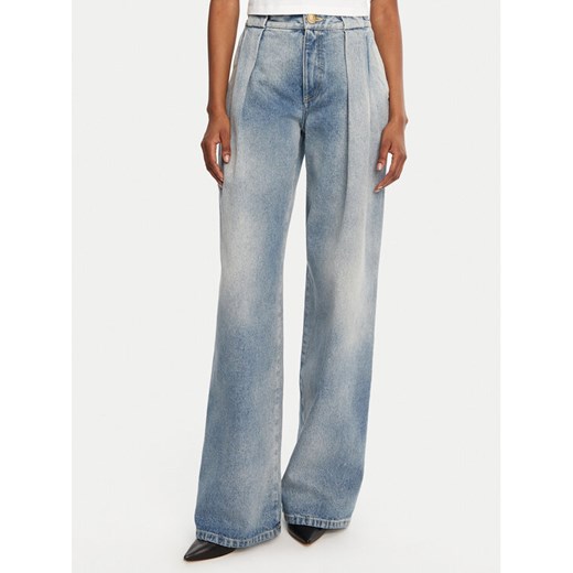Balmain Jeansy DF0ML095DF17 Niebieski Loose Fit ze sklepu MODIVO w kategorii Jeansy damskie - zdjęcie 182737350