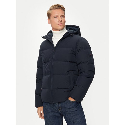 Tommy Hilfiger Kurtka puchowa MW0MW36599 Granatowy Regular Fit ze sklepu MODIVO w kategorii Kurtki męskie - zdjęcie 182737383