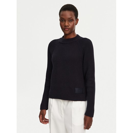 AMI PARIS Sweter FKS024.KN0031 Granatowy Regular Fit ze sklepu MODIVO w kategorii Swetry damskie - zdjęcie 182737442