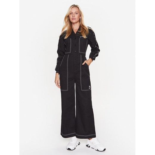 Puma Kombinezon We Are Legends 536314 Czarny Relaxed Fit ze sklepu MODIVO w kategorii Kombinezony damskie - zdjęcie 182737454