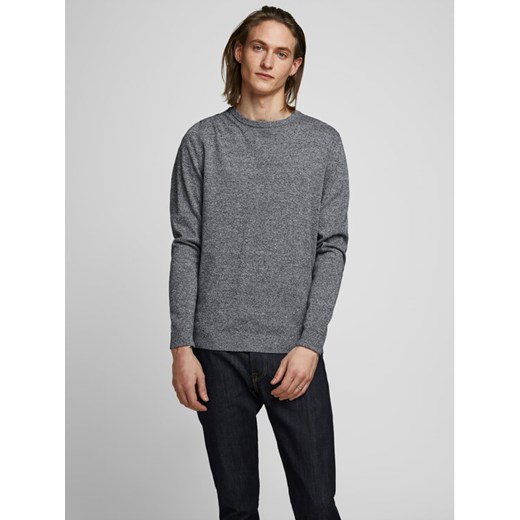 Jack&Jones Sweter Basic 12137190 Szary Regular Fit ze sklepu MODIVO w kategorii Swetry męskie - zdjęcie 182737490