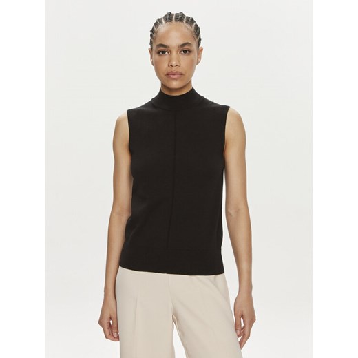 Calvin Klein Golf K20K207568 Czarny Slim Fit ze sklepu MODIVO w kategorii Bluzki damskie - zdjęcie 182737512