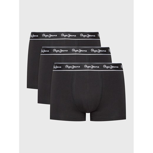 Pepe Jeans Komplet 3 par bokserek Pepe Tk 3P PMU10975 Czarny ze sklepu MODIVO w kategorii Majtki męskie - zdjęcie 182737542