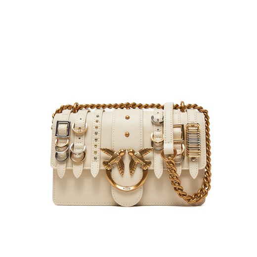 PINKO Torebka Love One Mini Light Cl PE 25 PLTT 103335 A26K Écru ze sklepu MODIVO w kategorii Kopertówki - zdjęcie 182737550