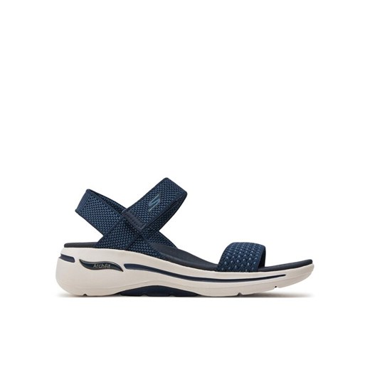 Skechers Sandały Go Walk Arch Fit Sandal-Polished 140264/NVY Granatowy ze sklepu MODIVO w kategorii Sandały damskie - zdjęcie 182737653