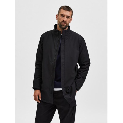 Selected Homme Kurtka przejściowa Peel 16084885 Czarny Regular Fit ze sklepu MODIVO w kategorii Kurtki męskie - zdjęcie 182737660